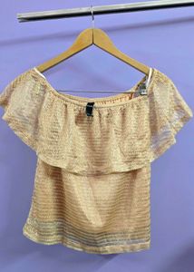 Kazo Off-Shoulder Woven Top