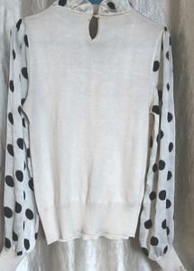 Polka Dot Sleeve Top