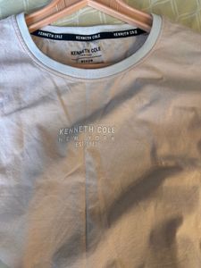 Kenneth Cole Pink Crop Tee, Bust- 34/32