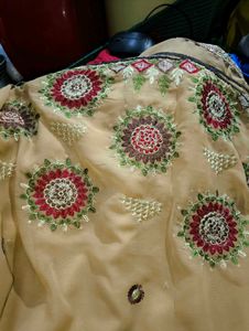 Embroidered Saree