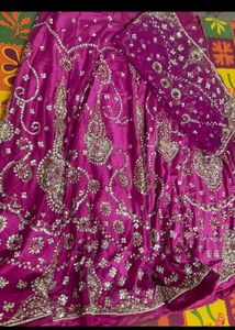 Very Pretty Pink Rani Colour Lahenga