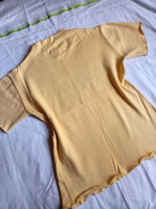 Pure Cotton Ribbed Tshirt With Chick Partner
