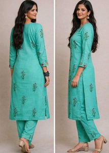 Elegant Embroidered Kurta Set