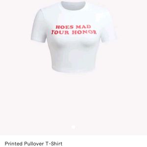 Printed pullover top