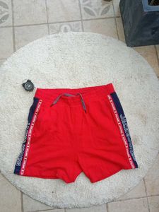 Jack & Jones Red Athletic Shorts