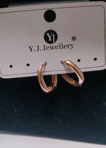 Rose Gold Hoop Earrings
