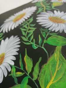 Daisy Flower Painting