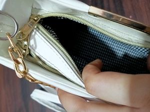 White Clutch with Chain