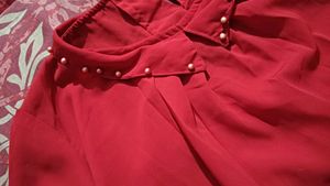 Red Beaded Top