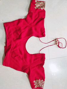 Red party wear saree ❤️