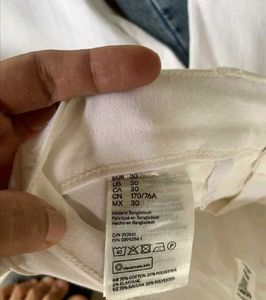H&amp;M White Jeans Unused