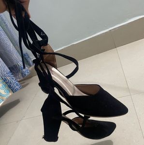 Strappy Wrap Heels
