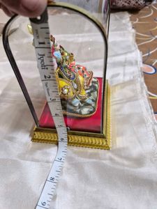 Radha Krishna Idol In Glass Case