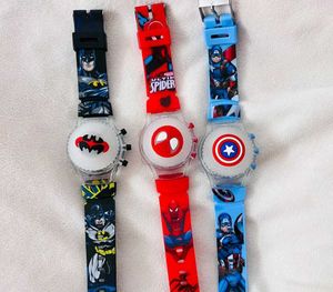 Superhero Kids LED Projector Watches – Batman, Spi
