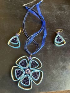 Summery Flower Quilling Jewellery