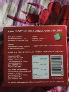 Ryze Nicotine Gum Variety Pack Mix Flavour 2mg