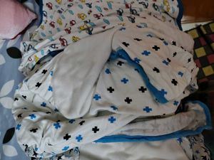Baby Blanket with Car Print- Swaddle blankets