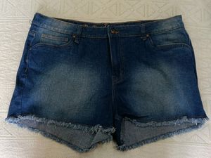 Blue Denim Shorts