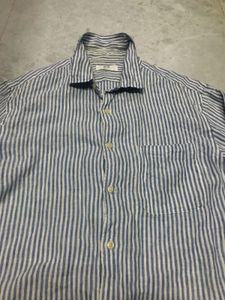 Uniqlo 100% Linen Shirt Relaxed Fit Old Money Styl