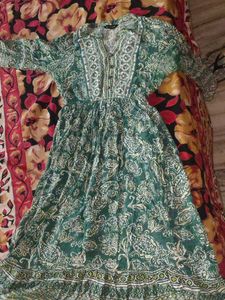 Mutli Green 💚 Maxi Dress