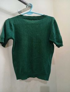 Green Knit Tee