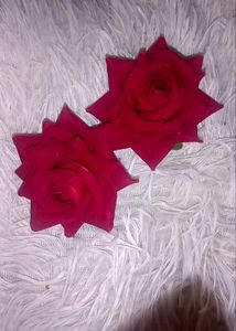 Red Rose Hair Clip Set 🌹| Cute & Classy |