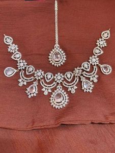 American Diamond Jewellery Set