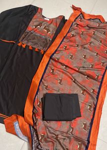 New With Tag Kurti Set Dupatta And Bottom