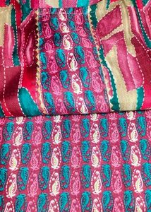 Women Kurtha Set With Fancy Bottom Wear