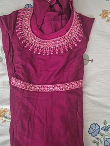 Elegant Embroidered Kurta Set