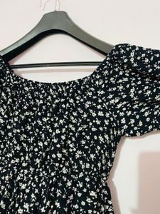 Floral Print Mini Dress