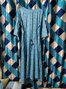 🌸New Blue Bandhani Printed Kurta on Sale!