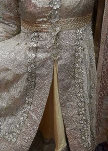 gold wedding gown....