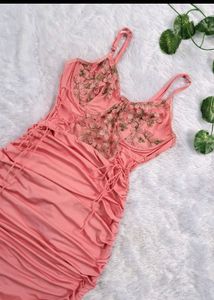 Urbanic Pink Corset Dress