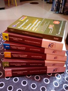 CA Foundation Book Set... Session 2024