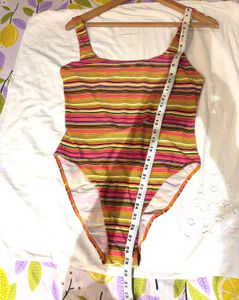 Striped One-Piece Swimsuit