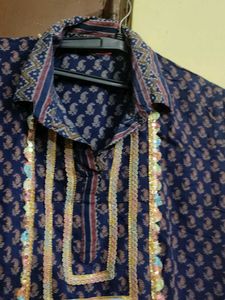Paisley Print afghani set