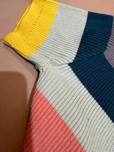Crop Top rainbow multicoloured