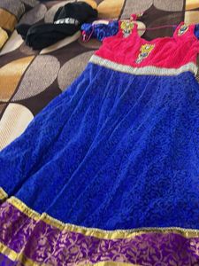 Elegant Anarkali Gown Set