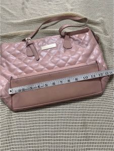 Pink Quilted Handbag