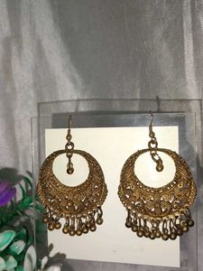 Vintage Gold-Tone Dangle Earrings