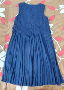 Girls Navy Blue Dress