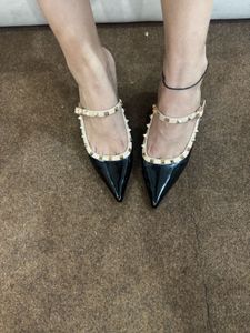 Black Studded Heels