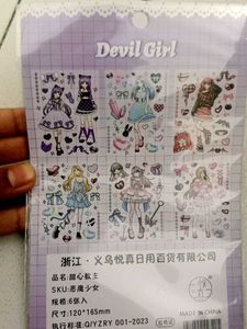 Sweetheart Guru Devil Girl Stickers