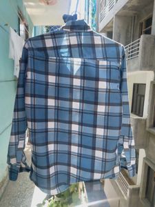 MENS CASUAL SLIM FIT CHECK SHIRT