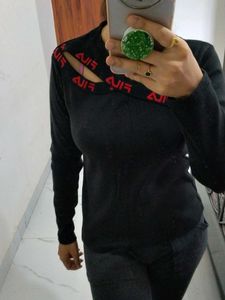Slit Sweatshirt