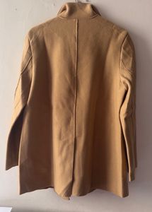 Elegant Beige Colour Open-Front Coat