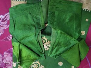 Banaras Type Nice Green Saree