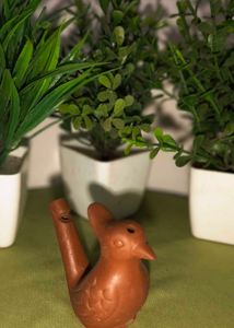New Bird Attracting Handmade Clay Whistle