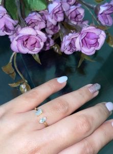 Stainless Steel Adjustable Ring 💜